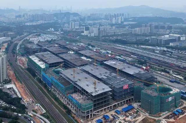 深圳：多式聯(lián)運國家物流樞紐鋼結(jié)構(gòu)主體完工:鋼結(jié)構(gòu)
